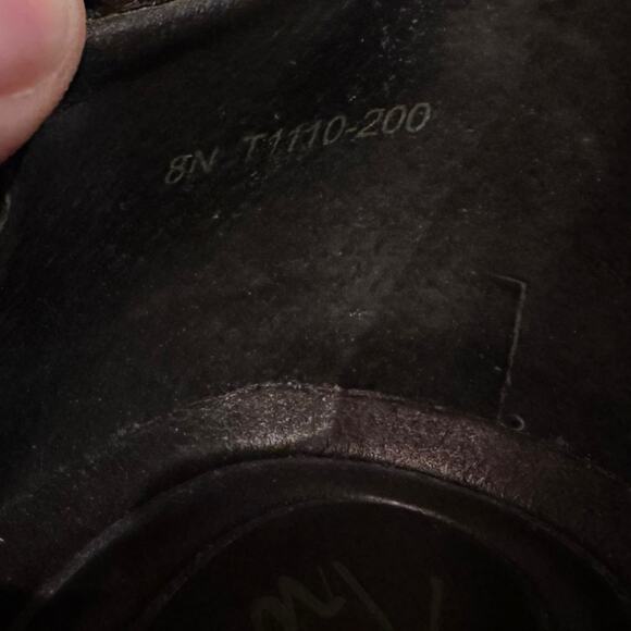 Trotters Brown Herringbone Suede Loafers Womens Size 8N Shoes - Picture 5 of 8